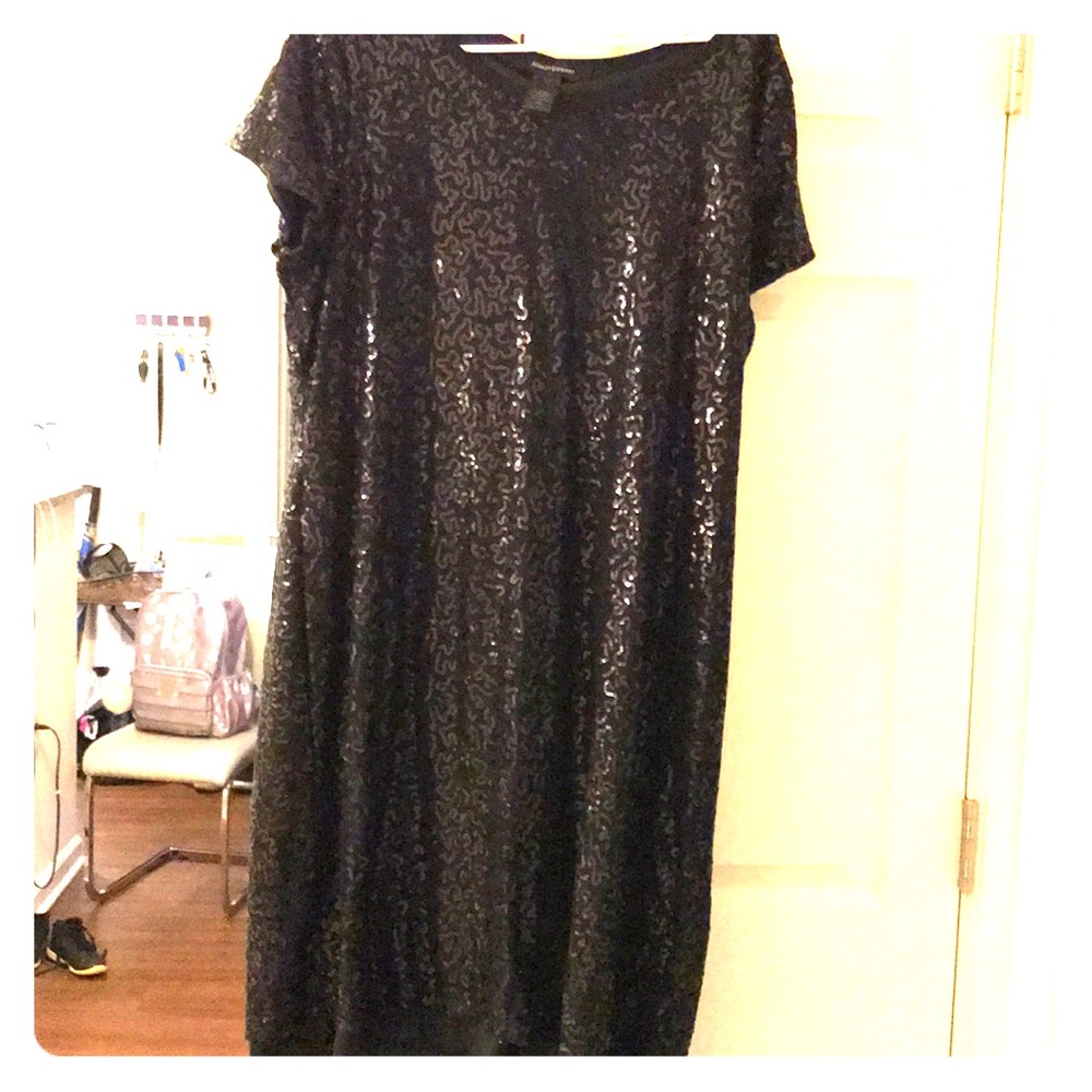 Black cocktail dress